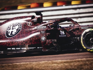  Alfa Romeo Racing w Walentynki na torze
