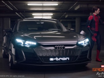 Elektryczne Audi i Spider-Man