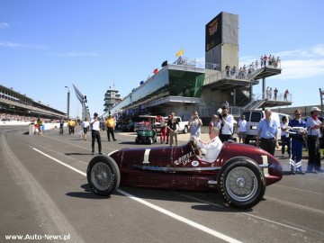 Maserati 8CTF Boyle Special na torze Indianapolis