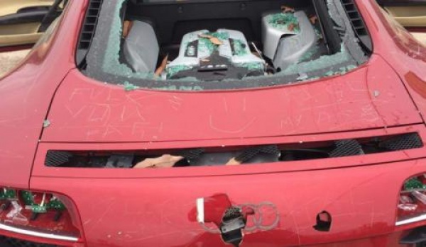 Audi R8 zniszczone przez żonę bo&hellip;