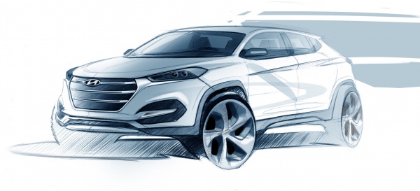 Hyundai Tucson &ndash; pierwszy szkic