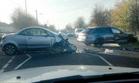 Groźnie wyglądający wypadek Beckhama