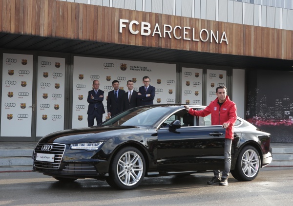 Gwiazdy FC Barcelona i Audi
