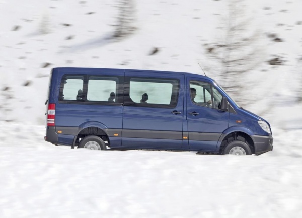 Mercedes Sprinter &ndash; Odporny na boczny wiatr