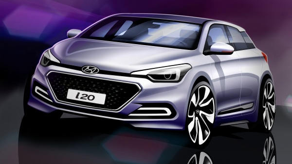 Nowy Hyundai i20 na szkicach