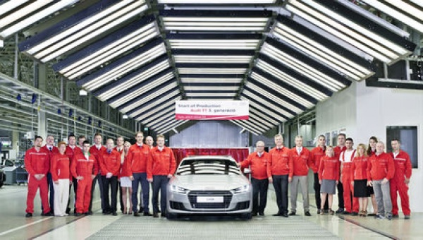 Ruszyła produkcja nowego Audi TT Coup&eacute;