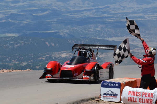 Mitsubishi MiEV Evo III na szczycie Pikes Peak