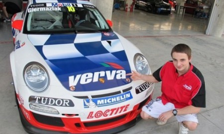 Giermiaziak przed wyścigiem na torze Silverstone