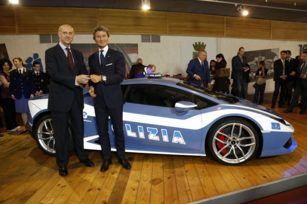 Lamborghini LP 610-4 Huracan jako radiowóz