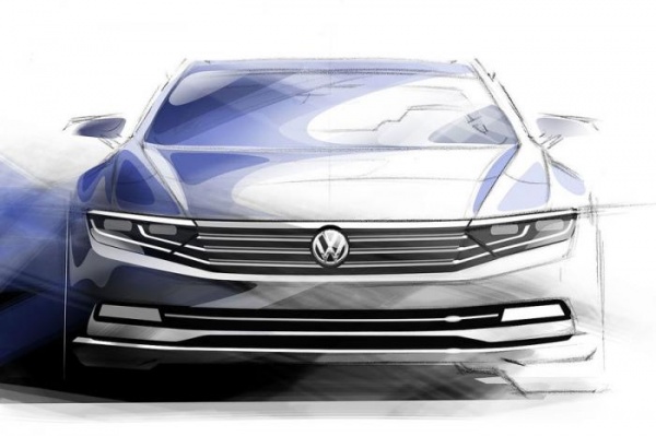 VW Passat 2015 &ndash; szkice