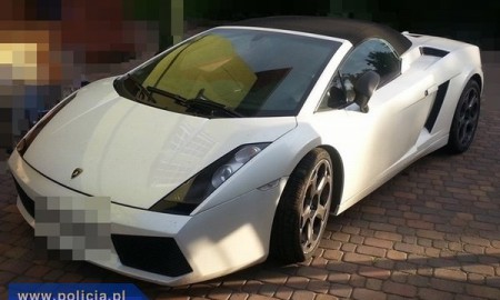Policja odzyskała Lamborghini Gallardo Spyder