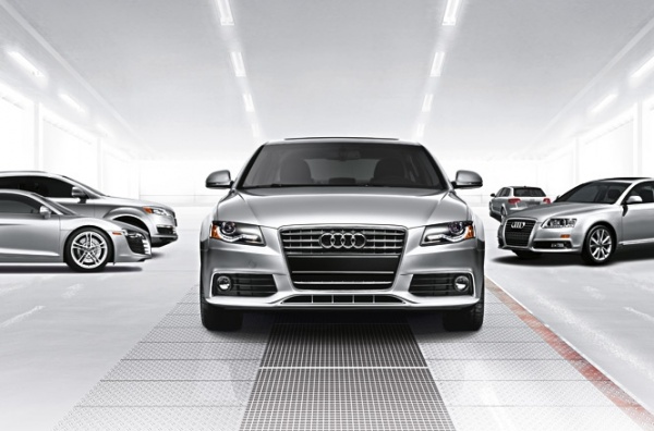 Audi z kartą ratowniczą