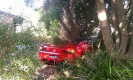 Rozbite Ferrari 458 Spider w...