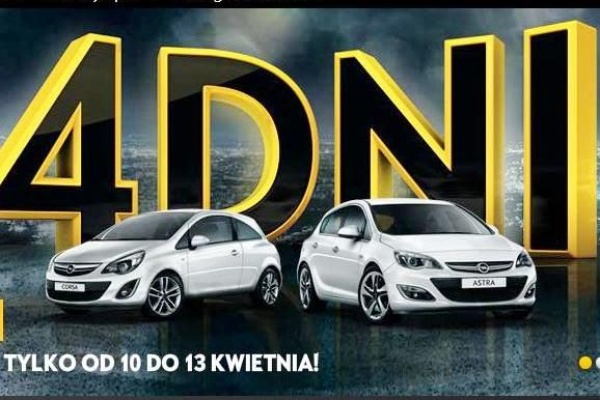 4 dni w salonach Opla