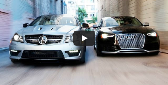 Audi RS5 vs Mercedes Coupe C63 AMG