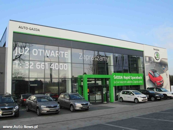 Kolejny salon Skody
