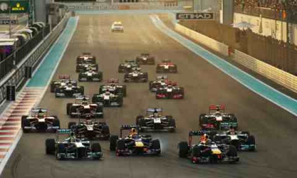 Vettel od startu do mety