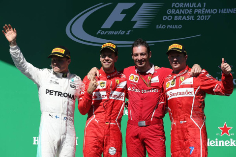 Grand Prix Brazylii &ndash; Sp&oacute;źnione zwycięstwo Ferrari