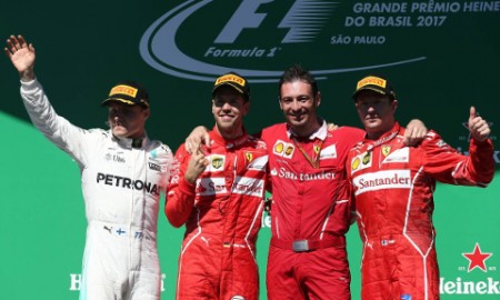 Grand Prix Brazylii &ndash; Sp&oacute;źnione zwycięstwo Ferrari