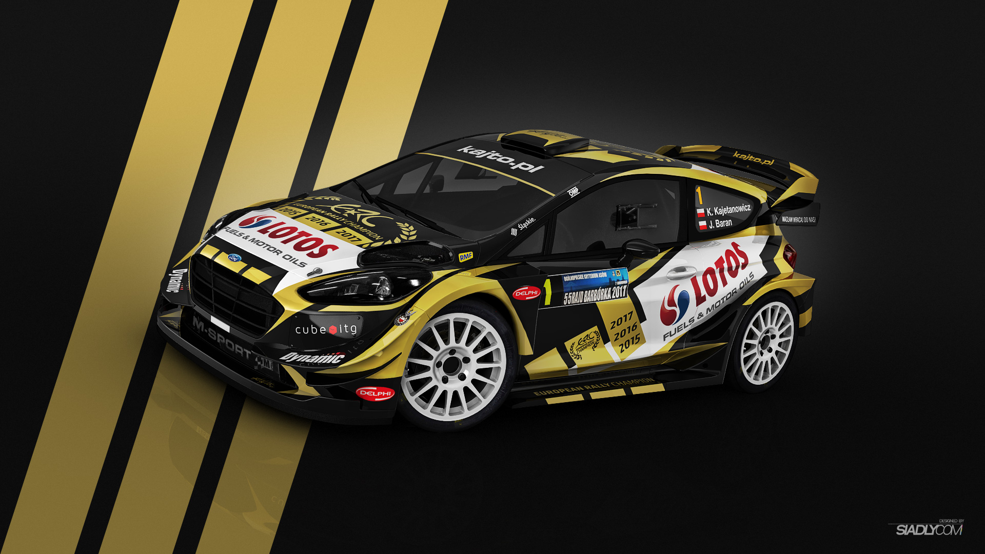 Kajetan Kajetanowicz w Fieście WRC na trasie Barb&oacute;rki