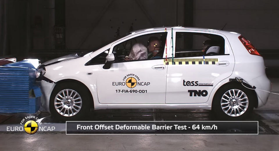 Fiat Punto – Zero gwiazdek w testach EuroNCAP