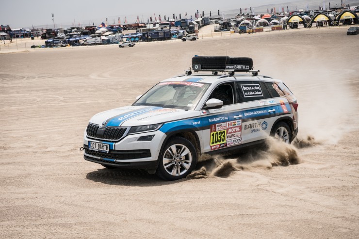 Skoda Kodiaq na trasie Rajdu Dakar