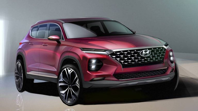 Nowy Hyundai Santa Fe na szkicach