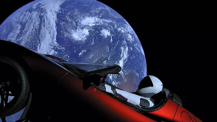 Tesla Roadster w kosmosie