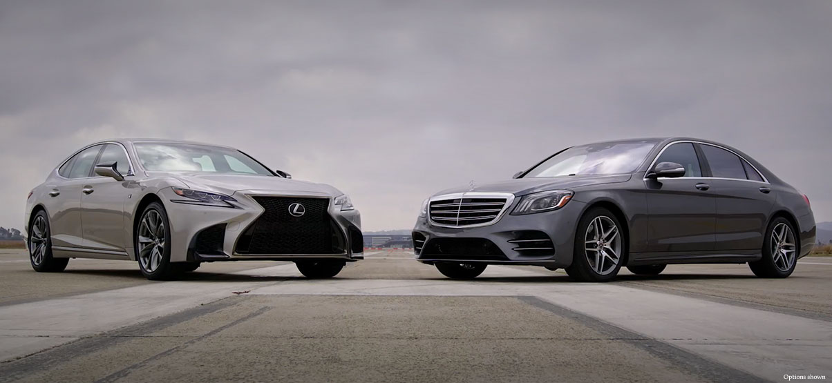 Lexus LS 500 kontra Mercedes S560 AMG
