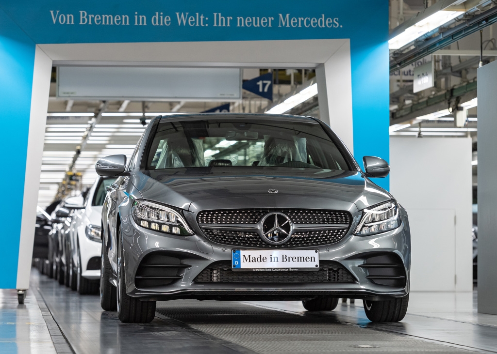  Mercedes Klasa C z fabryki w Bremie