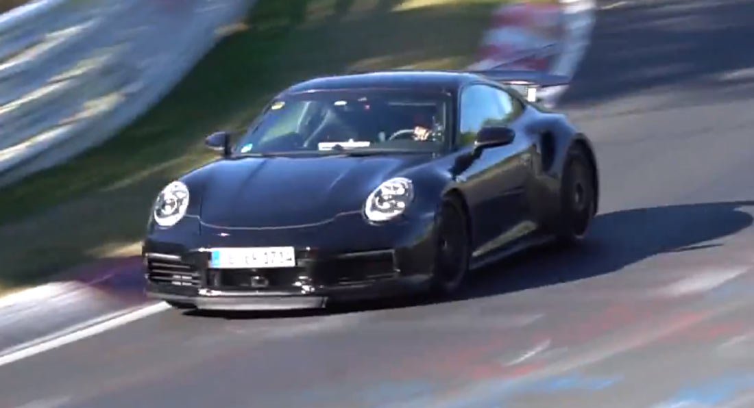 Porsche 911 Turbo (992) na Nurburgringu