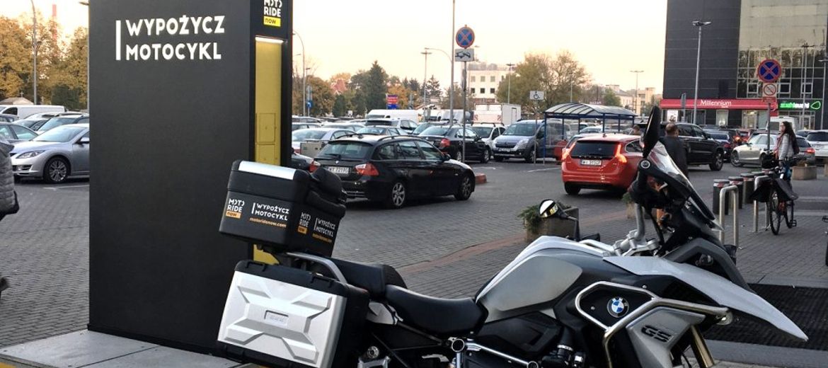 Pierwsza w Polsce bezobsługowa wypożyczalnia motocykli