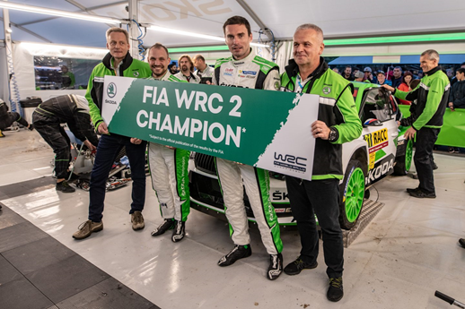 Jan Kopeck&yacute; z tytułem w WRC 2