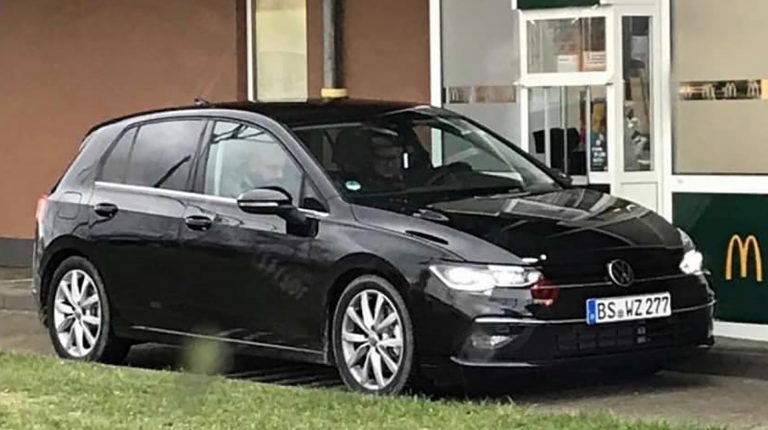 VW Golf Mk8 przyłapany