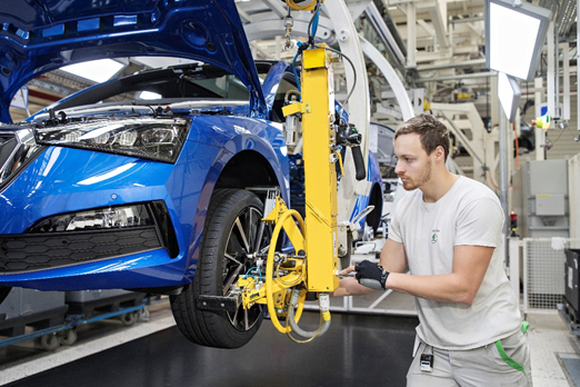 Skoda Scala w produkcji