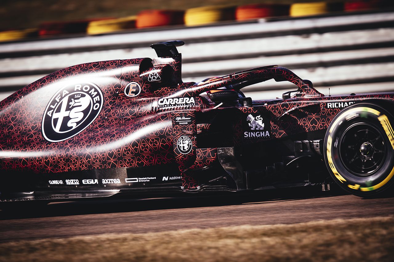  Alfa Romeo Racing w Walentynki na torze