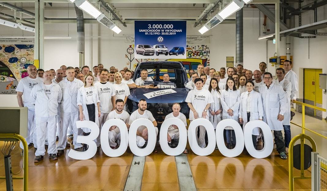 3 mln aut z Volkswagen Poznań