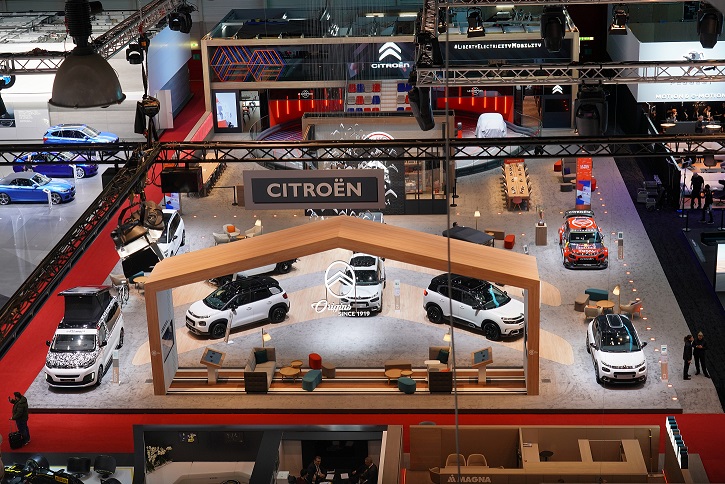 Stoisko Citro&euml;na nagrodzone Creativity Award na Geneva Motor Show 2019