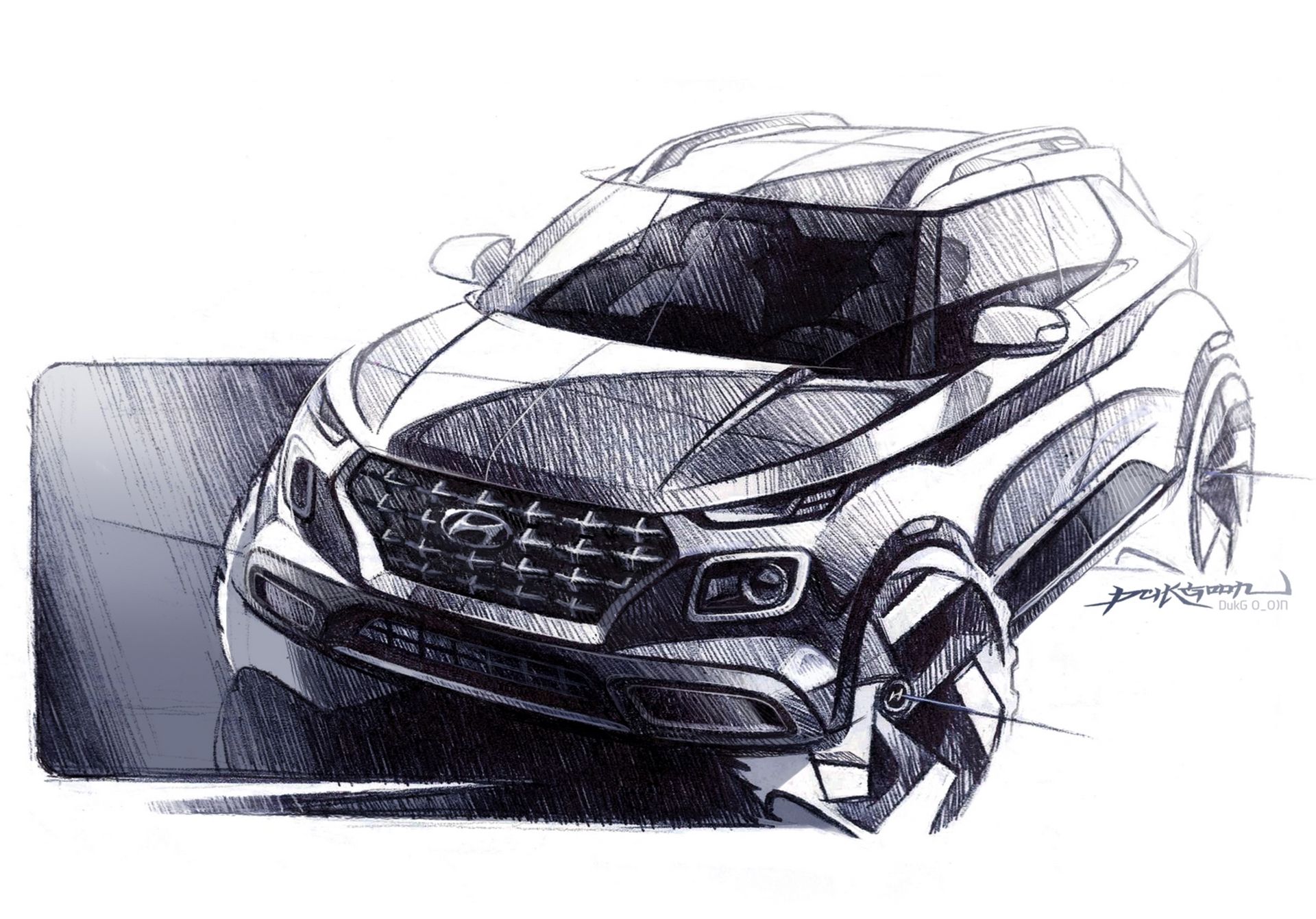 Hyundai Venue &ndash; pierwsze szkice nowego SUV-a