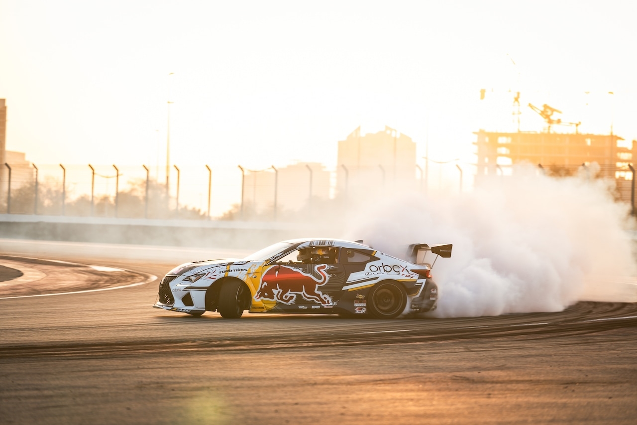 Driftingowy Lexus RC F
