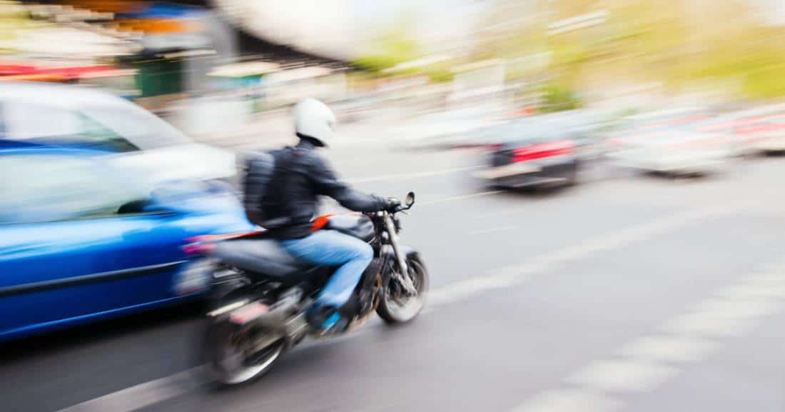Zakończył sezon motocyklowy tracąc prawo jazdy