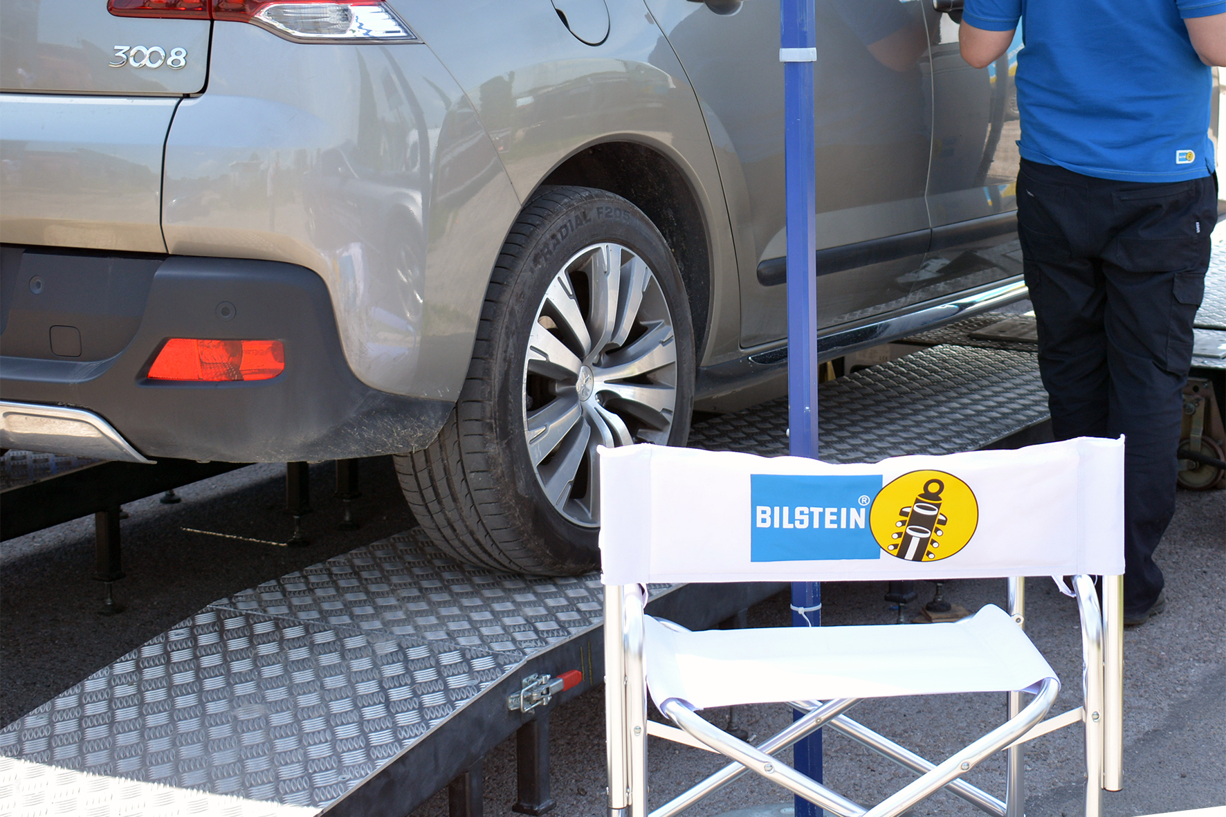  Mobilny tester zawieszenia Bilstein zn&oacute;w w akcji