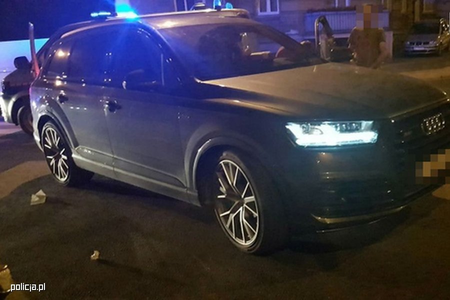 Odzyskane skradzione na terenie Niemiec Audi SQ7