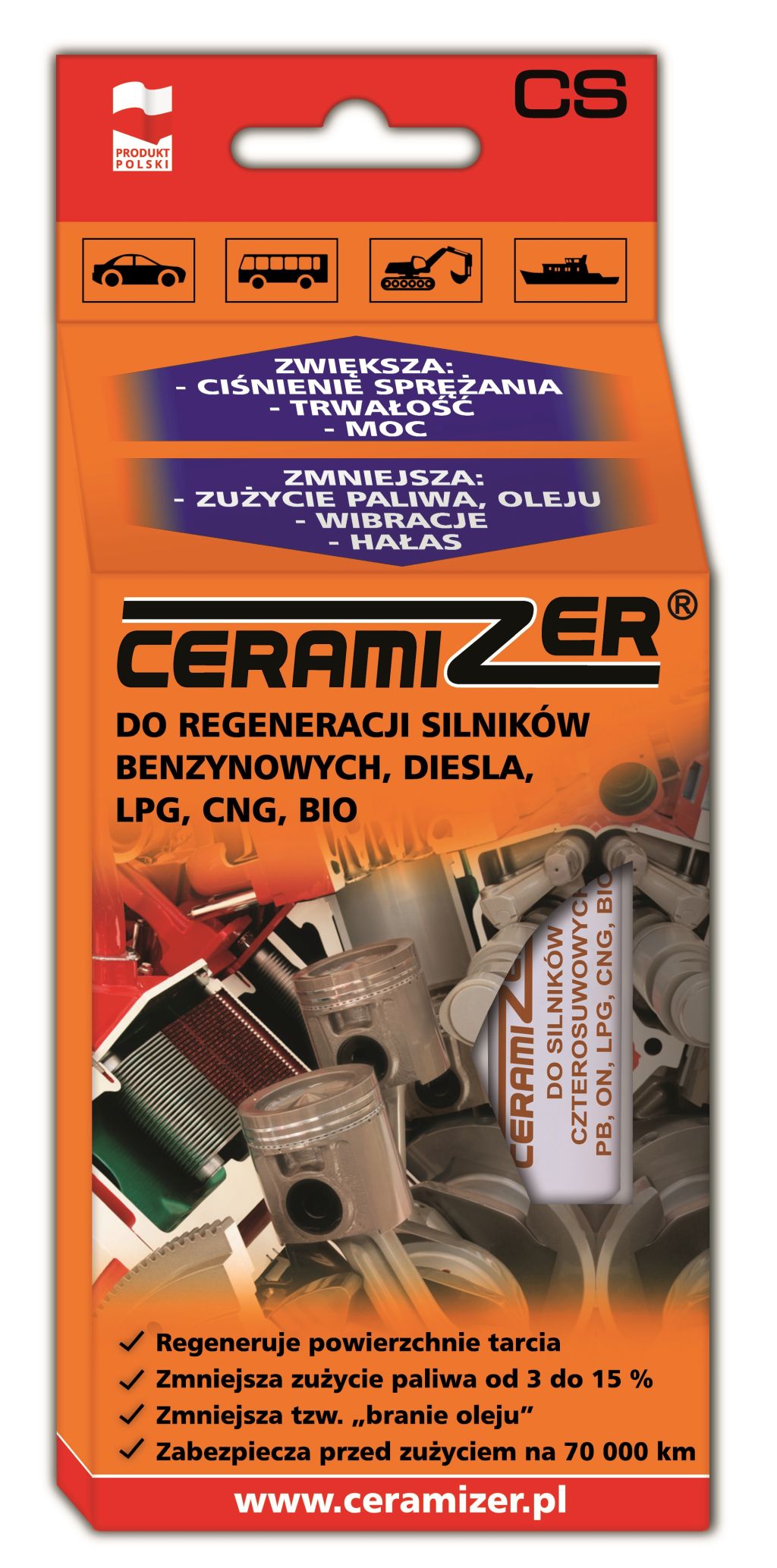Ceramizer CS – Zregeneruj silnik swojego samochodu !