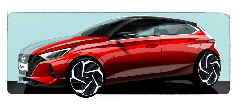 Hyundai ujawnił szkice nowego modelu i20