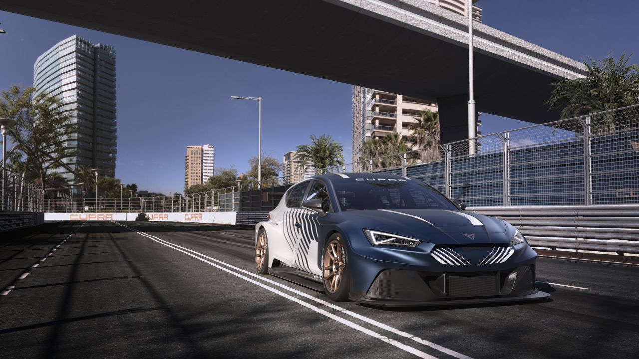Bramkarz FC Barcelona w wyścigu Cupra Simracing Series