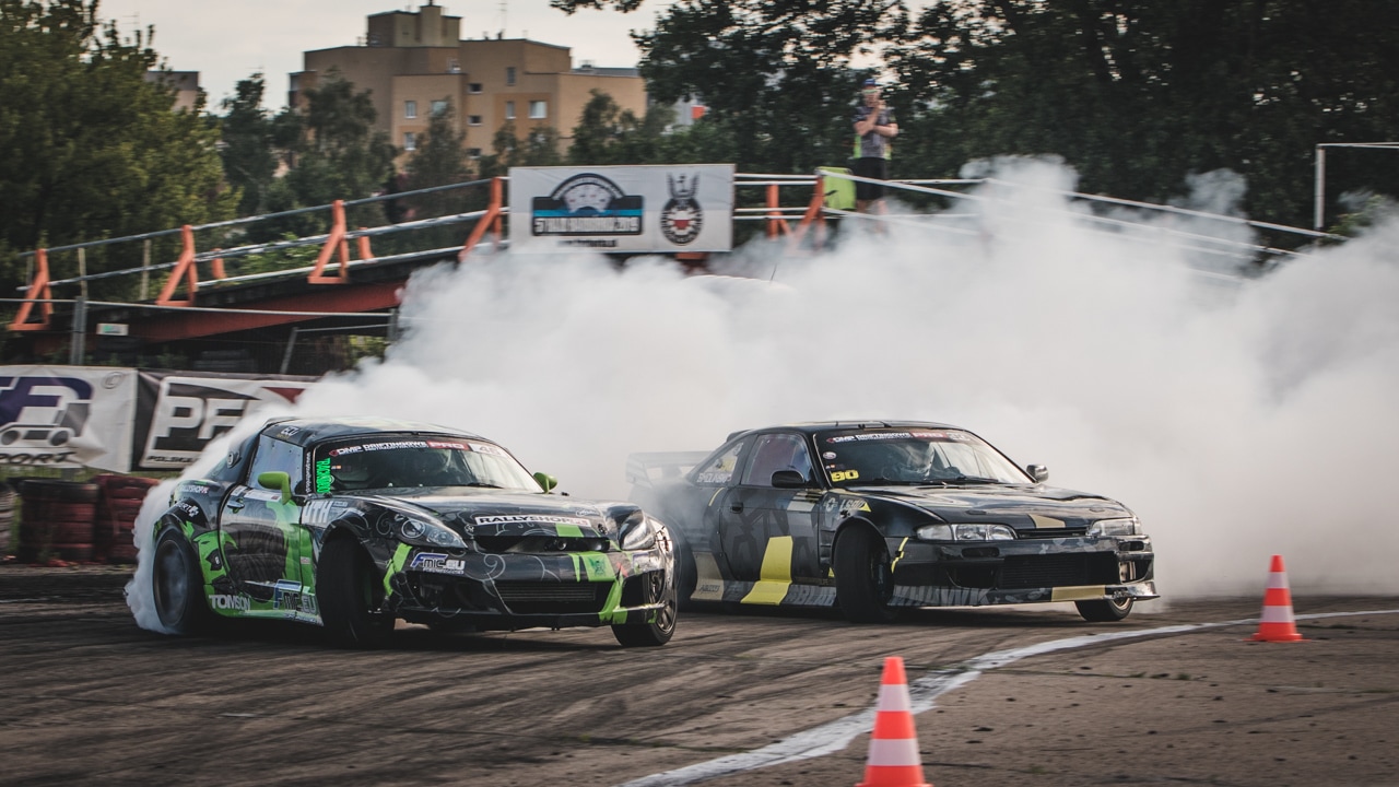 Paweł Trela wygrywa na starcie Driftingowych Mistrzostw Polski