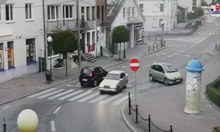 Zapomniała zaciągnąć hamulec