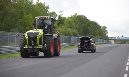 Class Xerion  - ciągnik na torze N&uuml;rburgring