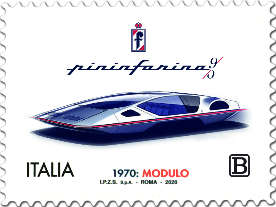 Pininfarina na znaczku pocztowym